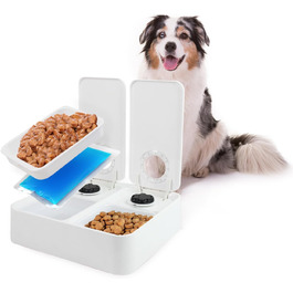 Автоматичний годівниця для котів та собак ALL FOR PAWS з таймером, для сухого та вологого корму, миється у посудомийній машині