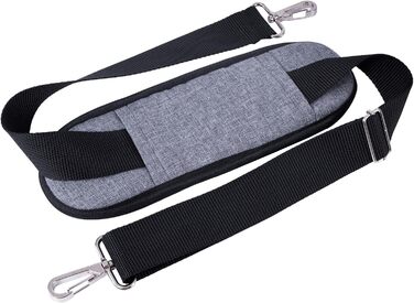 Сумка-переноска для собак BOUTIQUE ZOO XL до 15 кг – велика переноска для середніх собак та котів – м'яка, складна та пральна – 52×35×39 см – сіра