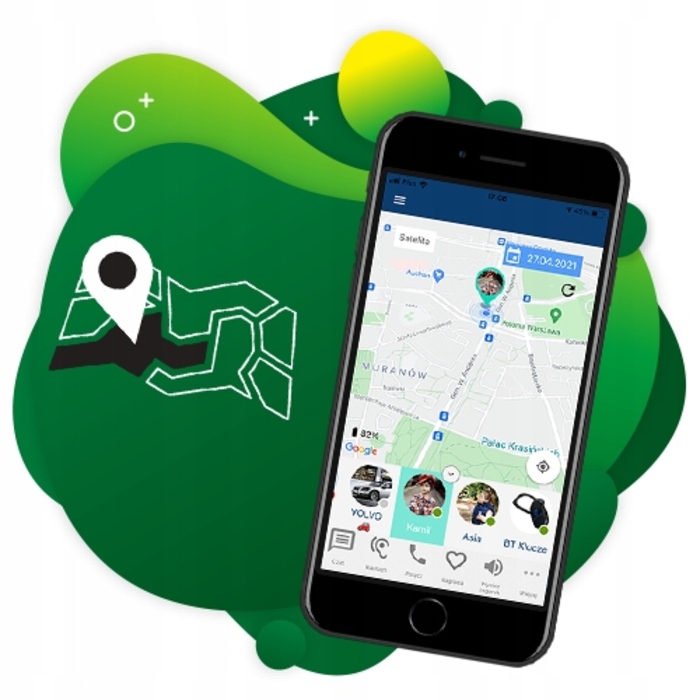 GPS-локатор для собак CALMEAN Maxi + нашийник S/M