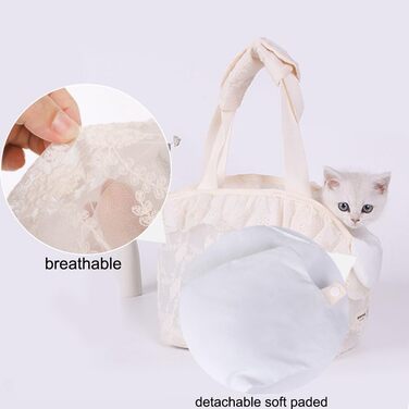 Сумка-переноска для собак маленьких порід до 5 кг, біла, S. Дихаючий рюкзак для собак, сумочка для транспортування