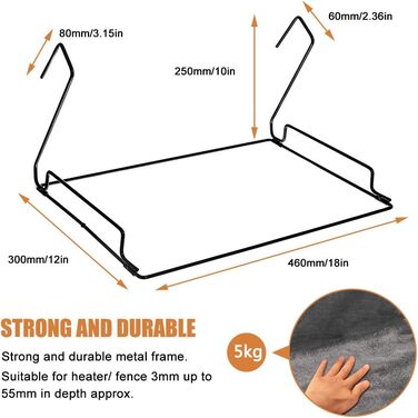 Кішка/Собака, тепле ліжко для батареї опалення, міцний металевий каркас, до 5 кг, сірий колір