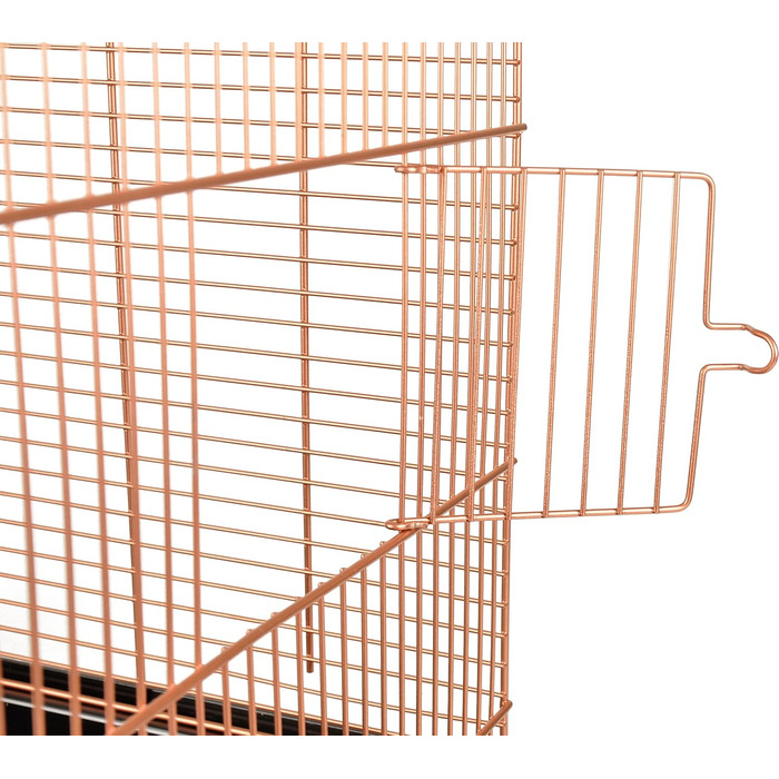 Клітка для папуг Flamingo Klara 2, мідна, 45x28x62.5 см