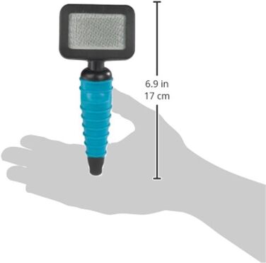 Щітка для грумінгу собак astar - ергономічна щітка для вичісування шерсті, чорна (S)