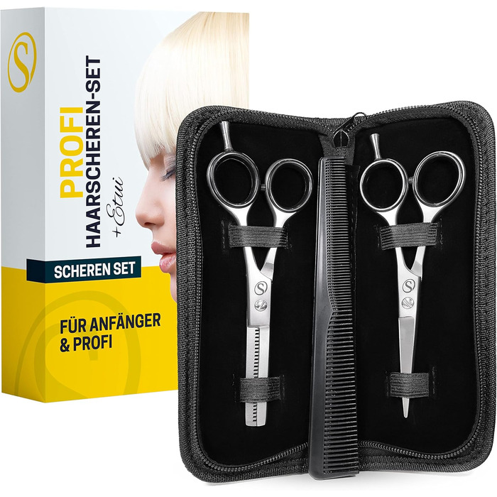 Набір для стрижки волосся | Професійні ножиці для стрижки | Якісний набір для стрижки для жінок та чоловіків | Професійні ножиці для волосся з чохлом