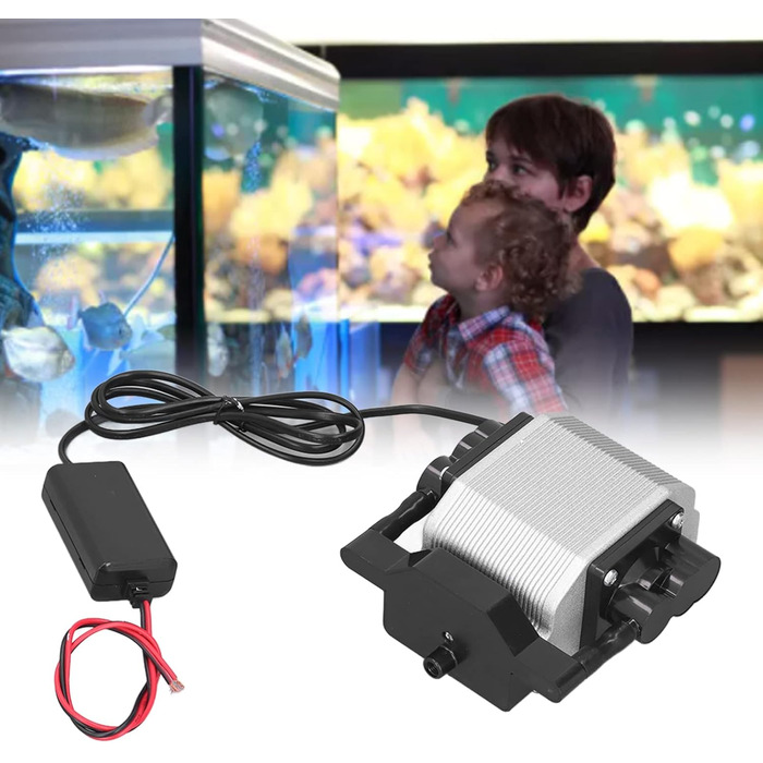 Портативний повітряний насос для акваріума, тиха енергоефективна 12V аераційна помпа для риб, міні-акваріумний компресор, аксесуари для акваріума