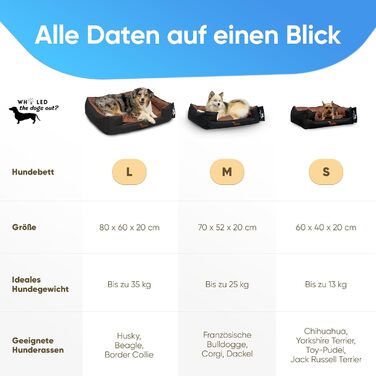 Ліжко для собак: міцне та зручне, підходить для великих та маленьких собак, цуценят та літніх тварин. Зручне собаче ліжко, кошик для собак, різні кольори (L, онікс)