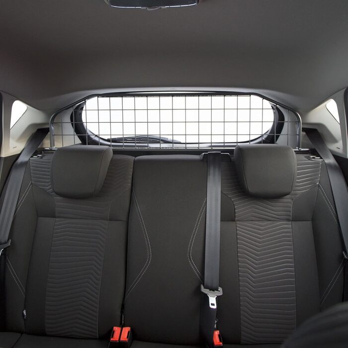 Захисна перегородка Travall Guard для Ford Fiesta хетчбек (2008-2017), ST (2012-2017), модель TDG1215 — оригінальна металева решітка для багажника, індивідуально підігнана