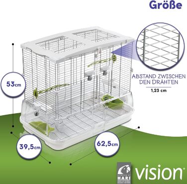 Клітка для птахів Vision II Model M01, мала, для канарок і хвилястих папуг