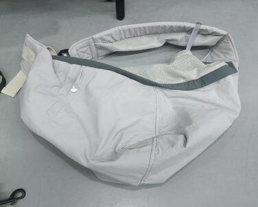 Поводок для собак Bartuke регульований, без рук, для прогулянок з маленькими собаками, зручний та дихаючий, аксесуари для собак, безпечний для подорожей (Зелений) (Сірий)