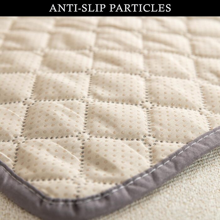 Килимок для собак та котів на диван, 90x120 см, світло-сірий. Захист меблів від бруду та подряпин. Вологостійкий, з неслизьким дном.