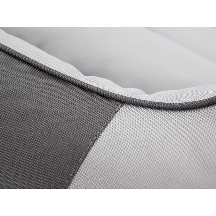 М'яке ліжко для собак XL 85x65 см, ліжко-софа для тварин, кошик для собак, сіра