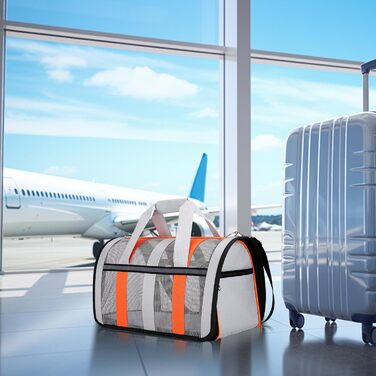 Складана переносна сумка-трансформер для собак | З міцної сітки, дихаюча | Ідеальна для подорожей