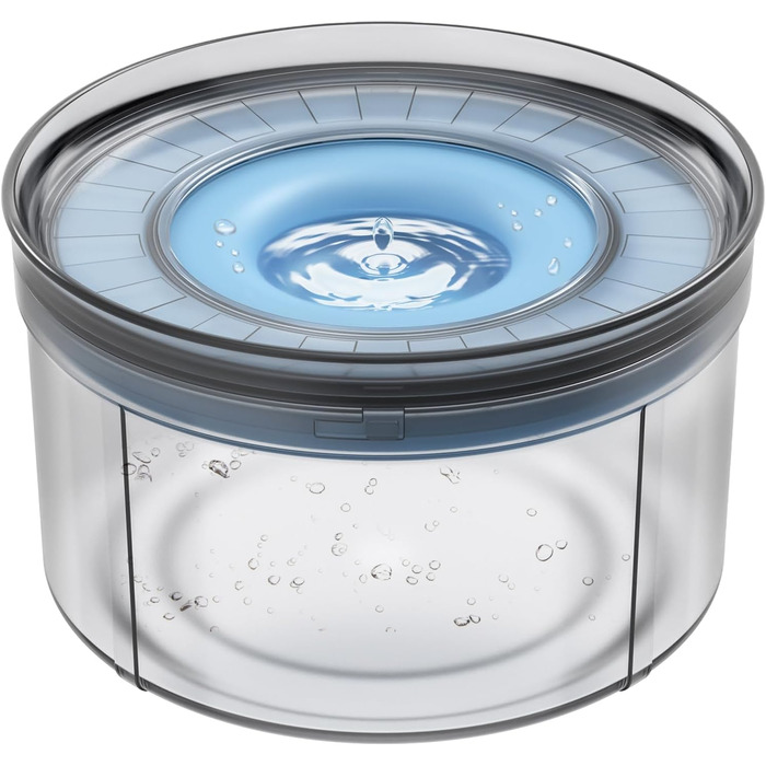 Techphardo миска для собак 3,8 л, непроливна, велика, BPA-free, антибризки, не ковзає, для неакуратних питців