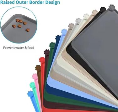 Миска для котів та собак з нержавіючої сталі з нахилом 15°, антиковзаюча, з двома мисками