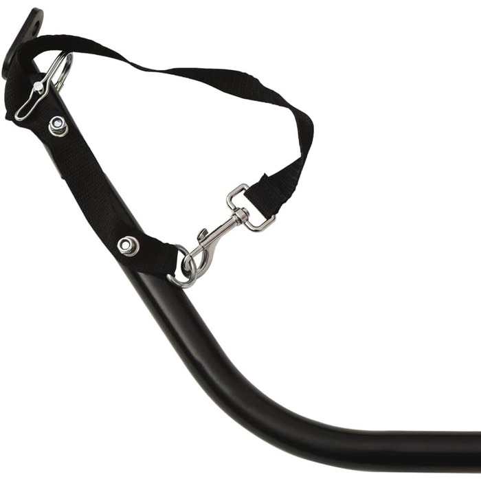 Причіп для велосипеда, вантажний, чорний, 122 x 53 x 33 см