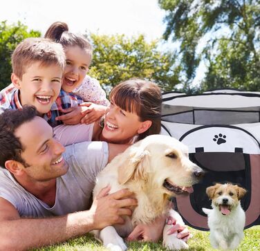 Клітка для тварин BRIMOREA 74x74x43 см: клітка для собак, котів, кроликів, вольєр для цуценят, внутрішній/зовнішній вольєр