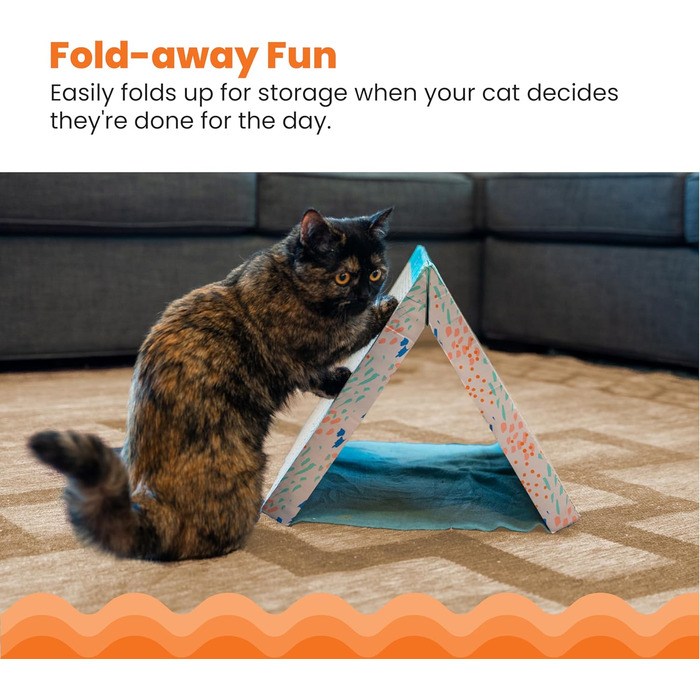 Catstages Easy Life Когтеточка-кровать з картону для котів, багато кольорів, універсальний розмір