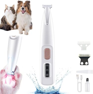 Електричний триммер для лап домашніх тварин - безшумний, водонепроникний, для собак та котів