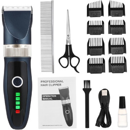 Набір для стрижки собак Supvox: професійний триммер для грумінгу, синього кольору