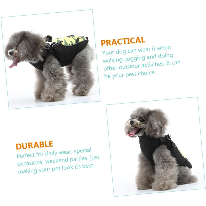 Теплий зимовий костюм для собак GLEAVI з поліестеру для маленьких собак. Зносостійкий костюм для цуценят, зручний одяг для собак у холодну погоду
