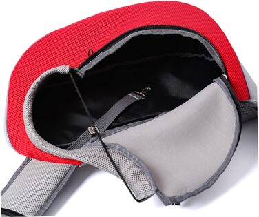 Сумка-переноска для тварин BESPORTBLE, червона, 45x12x30 см - для собак та котів