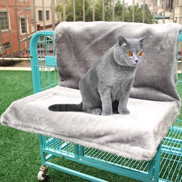 Кішка/Собака, тепле ліжко для батареї опалення, міцний металевий каркас, до 5 кг, сірий колір
