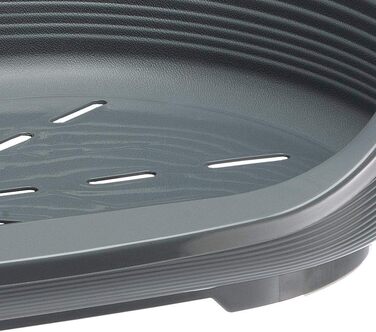 Крізьло для собак та котів Ferplast Siesta Deluxe, пластикове, середнє, миється, 62 x 41 x 23,5 см, темно-сірий, XXL