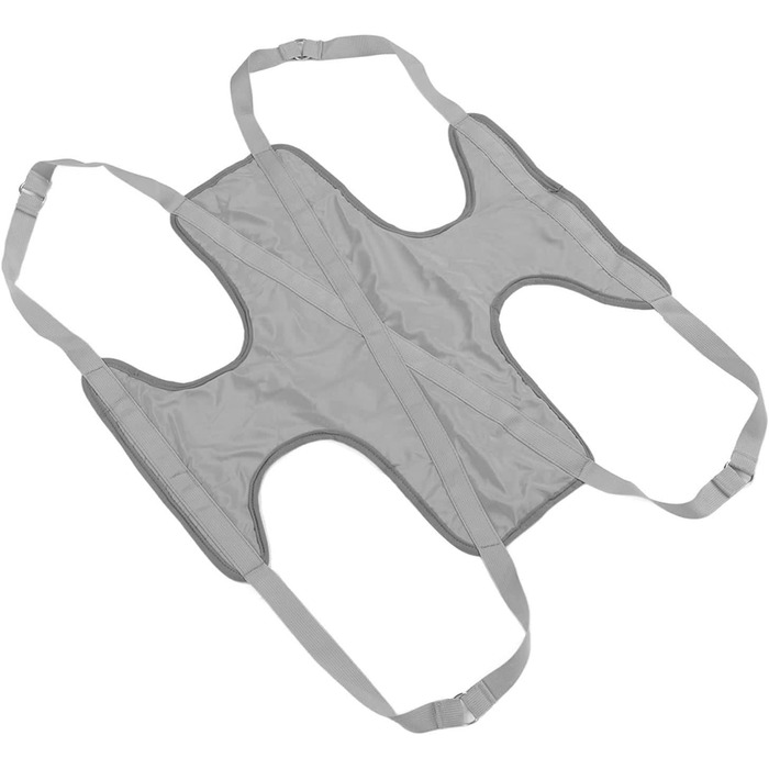 Набір гамаків для домашніх тварин ZXCAOB, дихаючий матеріал, запобігає натиранню, регульовані ремені, шлейка для собак, підходить для будь-яких тварин (сірий, L)