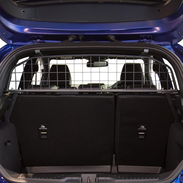 Сітка для собак Travall Ford Fiesta (2017-2023) - захист багажника, міцна сталева сітка, для безпечного транспортування тварин