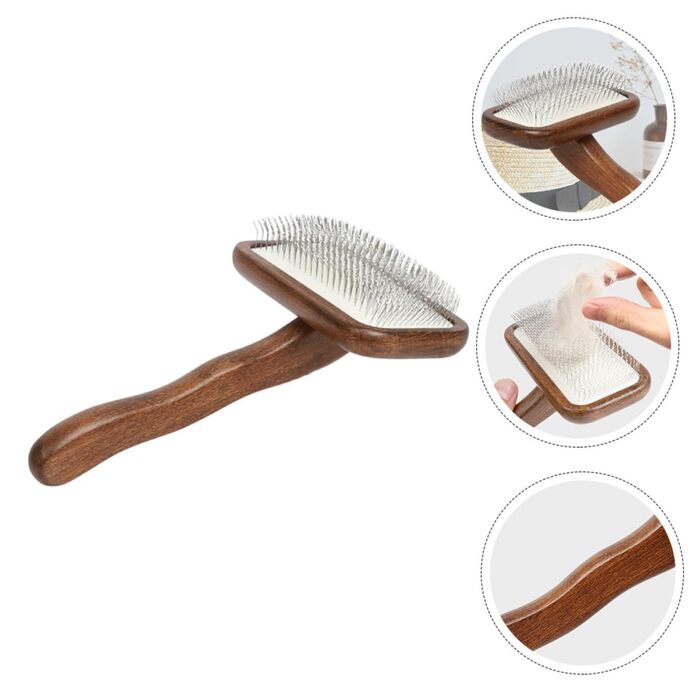 Гребінець для котів та собак VICASKY з масажною функцією: м'який догляд за шерстю, видалення відмерлого волосся, легкий та портативний