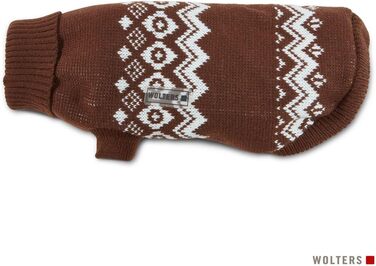Вольтерс Норвегер: пуловер, 30 см, коричневий/білий