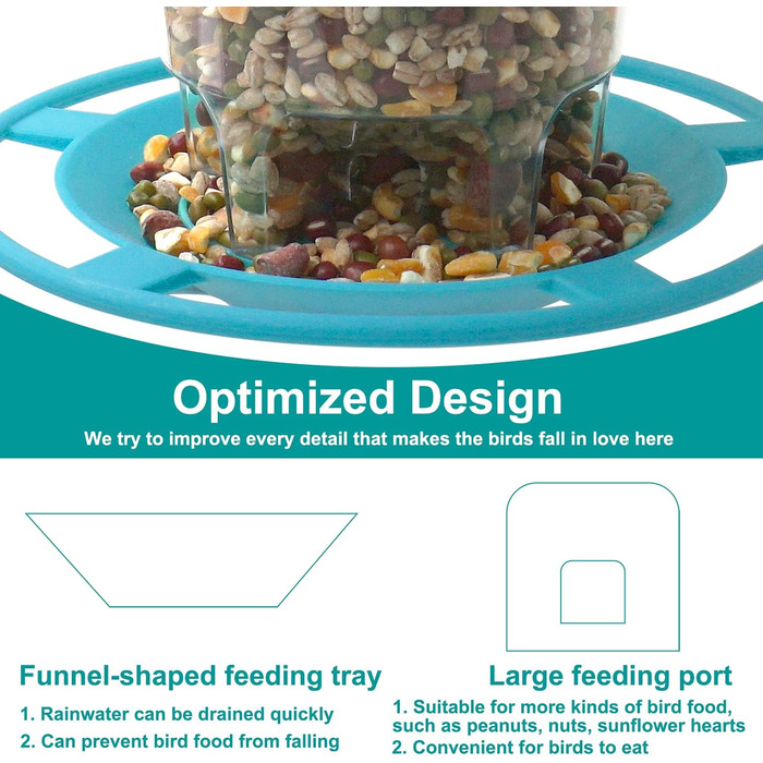 Годівниця для птахів Wildvögel від Dunnocks: годівниця для шпаків, зябликів, червоногрудих птахів