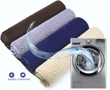 Килимок для котячого туалету VIVAGLORY, 80x50 см, бежевий. Захист від розсипання котячого туалету, машинне прання, неслизька та водонепроникна основа.