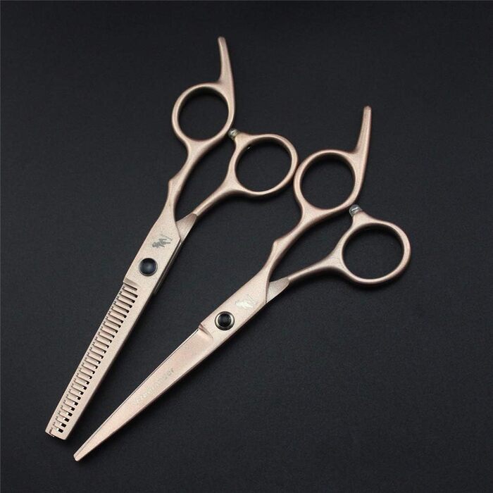 Набір для грумінгу тварин: ножиці для собак та котів 6 дюймів (прямі та вигнуті)