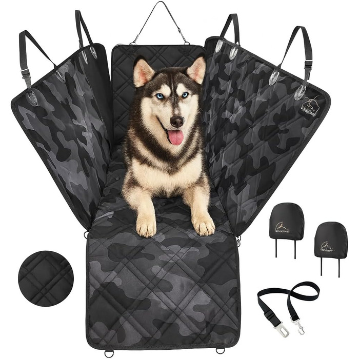 Захисні чохли на сидіння для собак Meadowlark - Камуфляж, Стандарт (54' x 58') та XL (60' x 64')