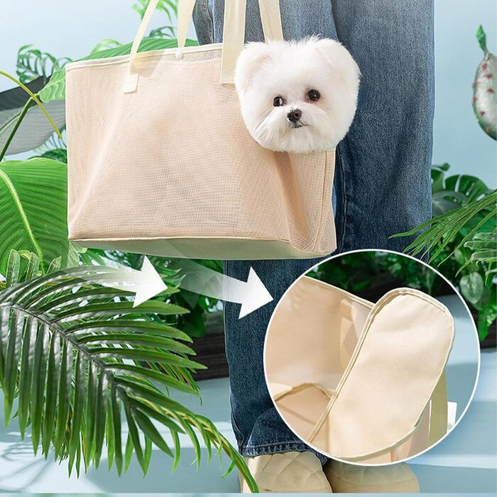 Сумка-переноска для котів та собак, легка, дихаюча, сітка, для маленьких порід