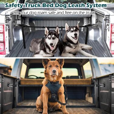 Безпечний поводок для собак у пікап, кріплення для собак, регульований ремінь для 1 собаки, вантажівки, пікапи, SUV