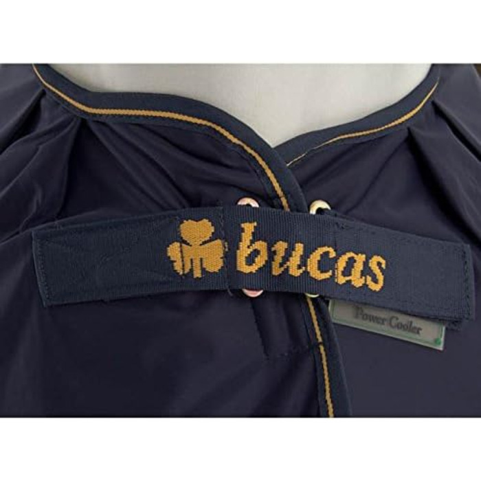 Охолоджуюче кінське покривало Kerbl Bucas Prize Cooler 145 см, темно-синє/золоте