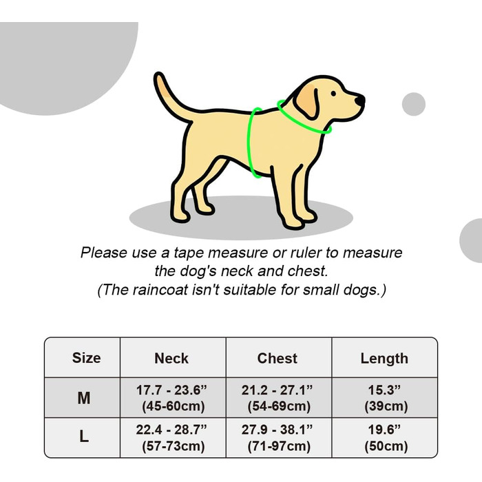 Дощовик для собак TSPRO Premium, червоний, водонепроникний, з світловідбиваючими смугами, для собак малих та середніх порід, розмір M (Обхват грудей 54-69 см, Обхват шиї 45-60 см, Довжина спини 39 см)