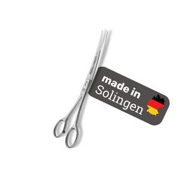 Ножиці для собак EHASO, преміум-якість, нержавіюча сталь, вигнуті, 19 см, матові