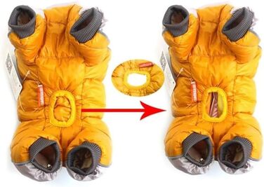 Жовтий теплий зимовий водонепроникний одяг для собак, куртка для собак, велика, середня, маленька, для дому та вулиці, жовтий, розмір L