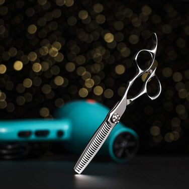 Професійний набір перукарських ножиць Aolanduo: основні ножиці 6.0 дюймів та ножиці для проріджування, з нержавіючої сталі VG10, ергономічний дизайн, для перукарів та барберів