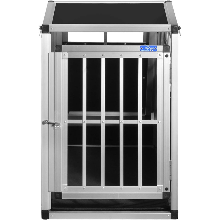 Транспортний бокс для собак Transportbox N4, алюміній, 82x50x69.5 см, з аварійним виходом