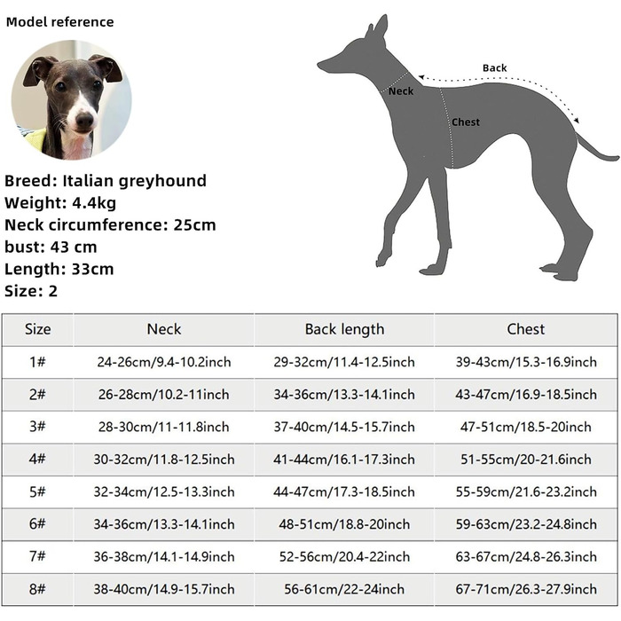 Піжама для італійського грейхаунда – бавовняний комбінезон для собак, весняно-осінній, теплий, для малих, середніх та великих собак, одяг для віппетів