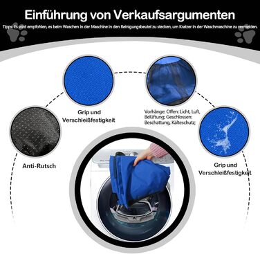 Зручне лежанка-будинок для собак та котів Babyezz, блакитна, L