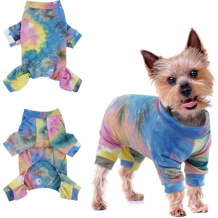 Зимовий теплий одяг для собак: жилет, куртка, комбінезон на 4 лапи. Підходить для малих, середніх та великих собак (XS, A-Райдуга)