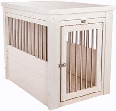 Клітка для собак Arkansas Komfort для дому, з Ecoflex, біла, розмір M (74,9x53,6x64 см)
