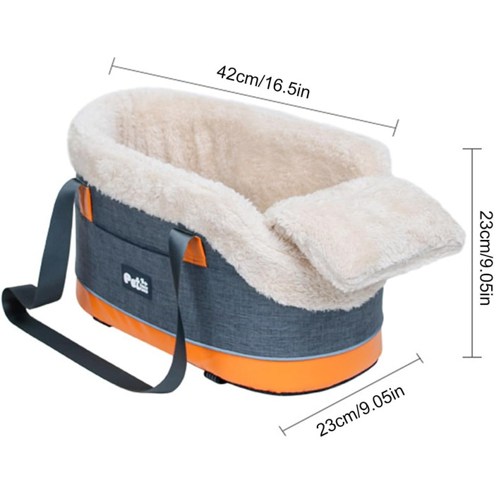 Органайзер для тварин в авто: сумка-консоль для собак та котів, безпечний крісло-підлокітник, зручний тримач для цуценят