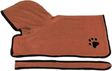 Поглинаюча рушник для купання котів та собак, швидко сушить, м'який, середніх та великих порід, коричневий, розмір M