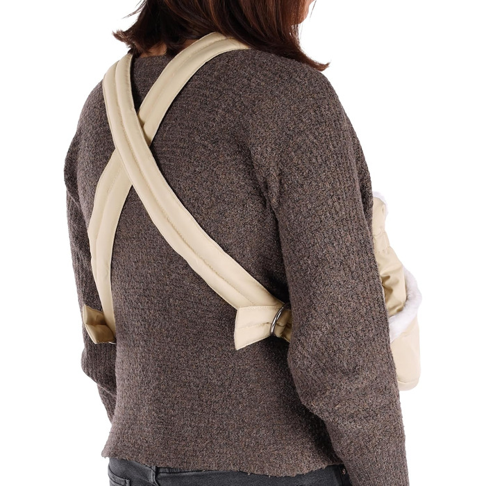 Трапельник для собак та котів Cuddi Beige – зручна та стильна сумка-переноска | 32x22x25 см